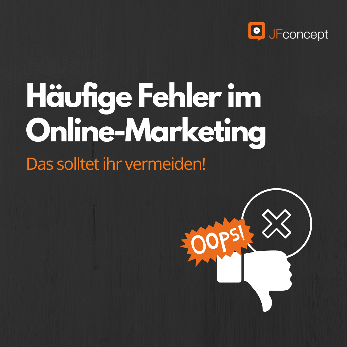 Häufige Fehler im Online-Marketing