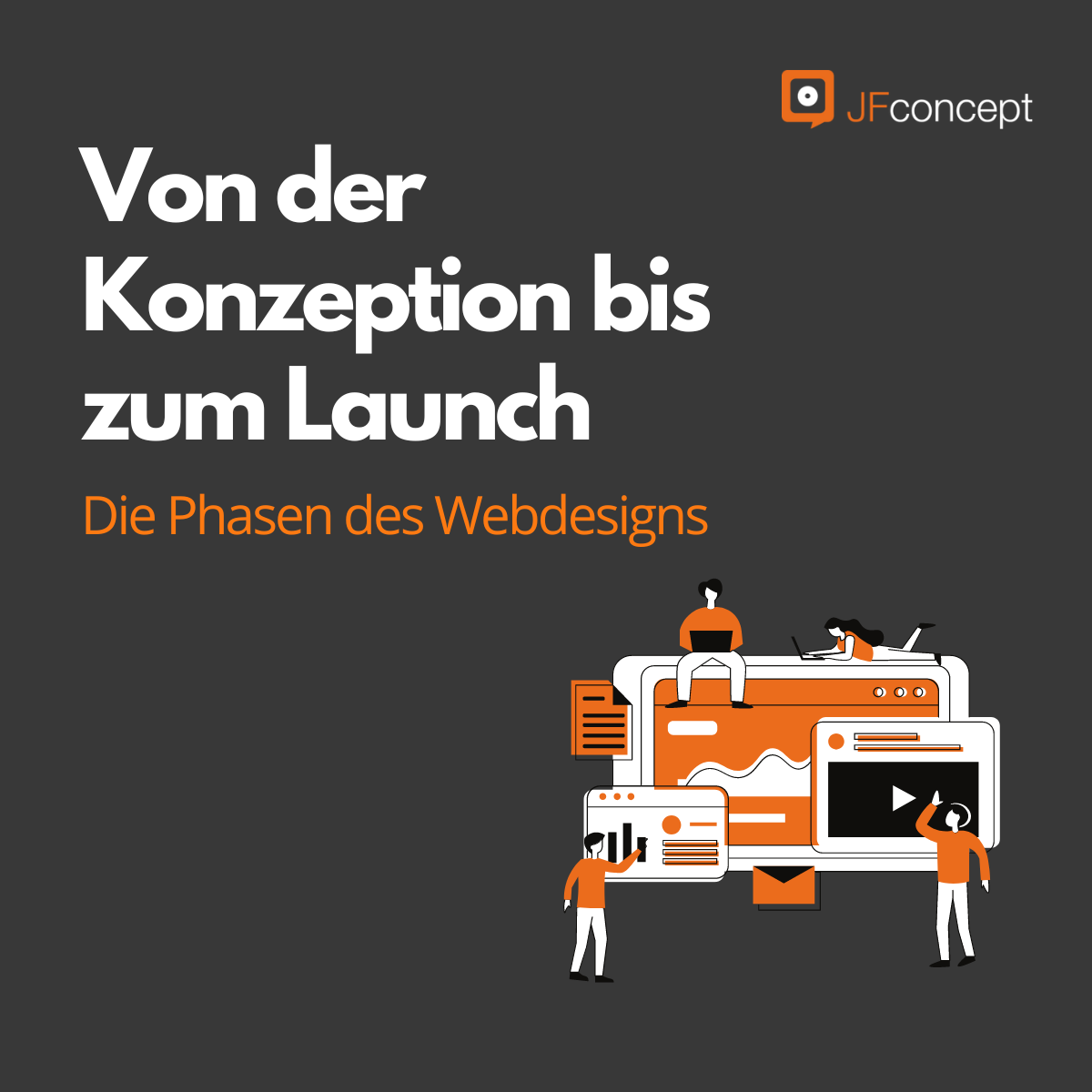 Von der Konzeption bis zum Launch - die Phasen des Webdesigns
